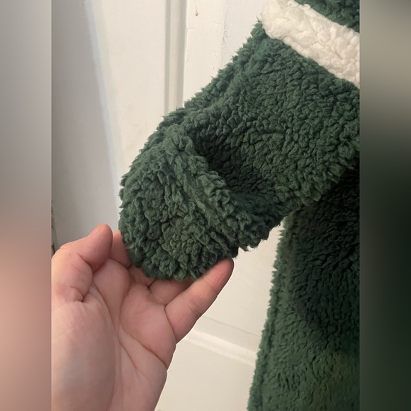 NFL apparel 18 months Green Bay Packers fuzzy fleece zip up sleeper - Picture 6 of 16